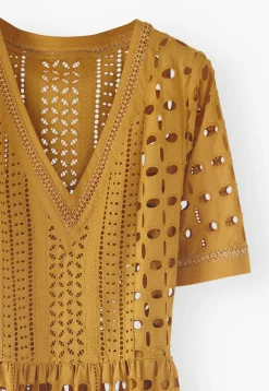 A-Line Broderie Dress*Wrap London Discount