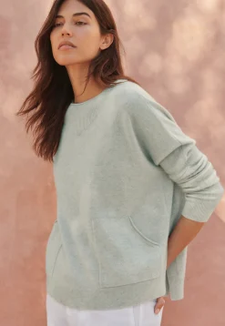 Boat-Neck Sweater*Wrap London Outlet