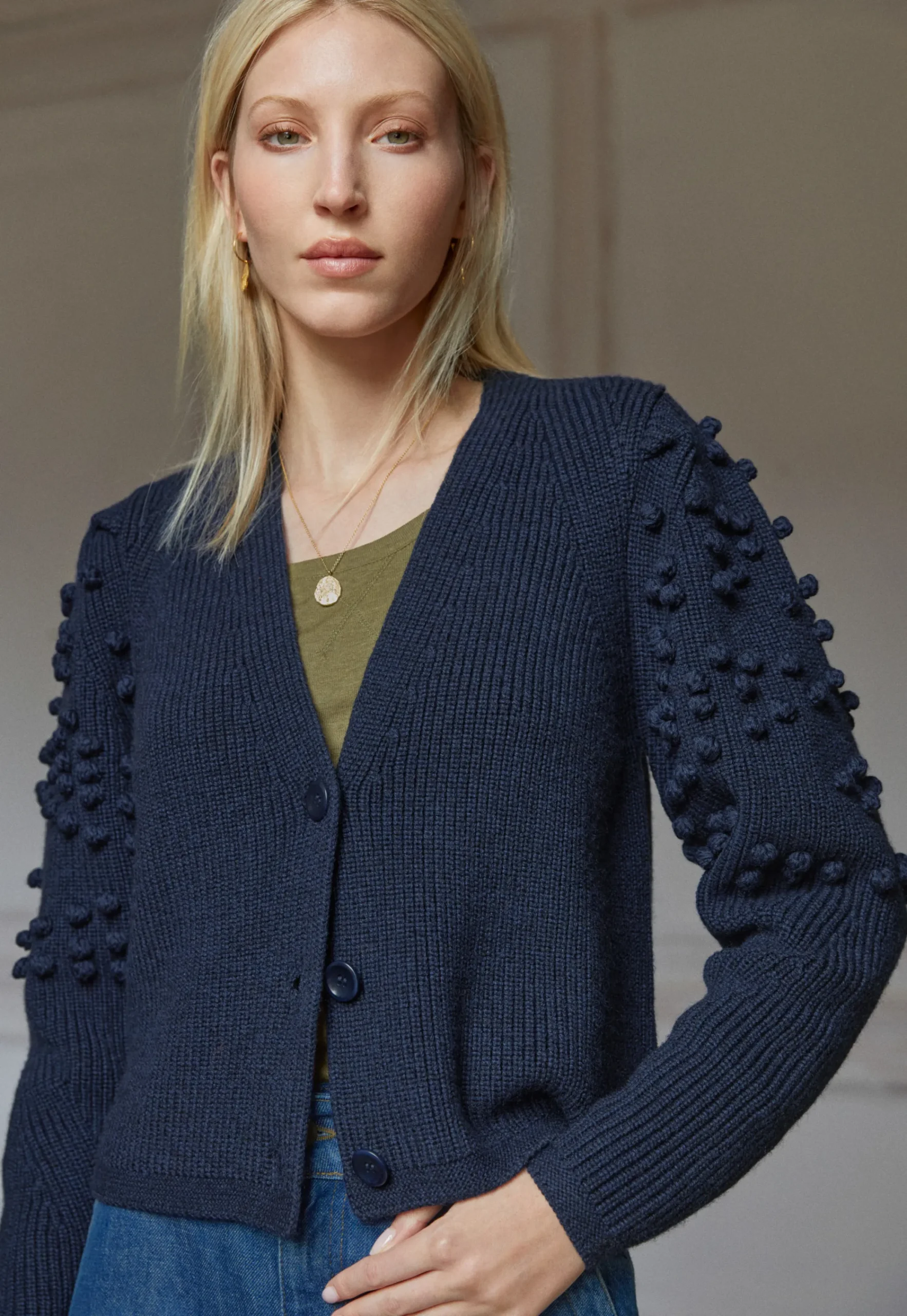 Bobble Cardigan*Wrap London Best Sale