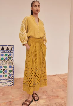 Broderie A-Line Skirt*Wrap London Shop