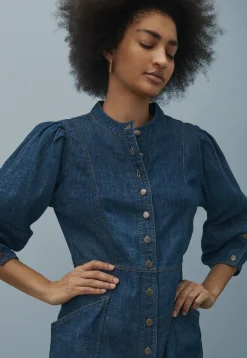 Button-Through Dress*Wrap London Clearance