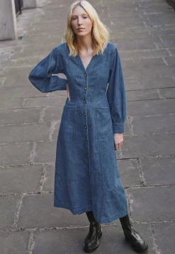 Button-Through Dress*Wrap London Outlet