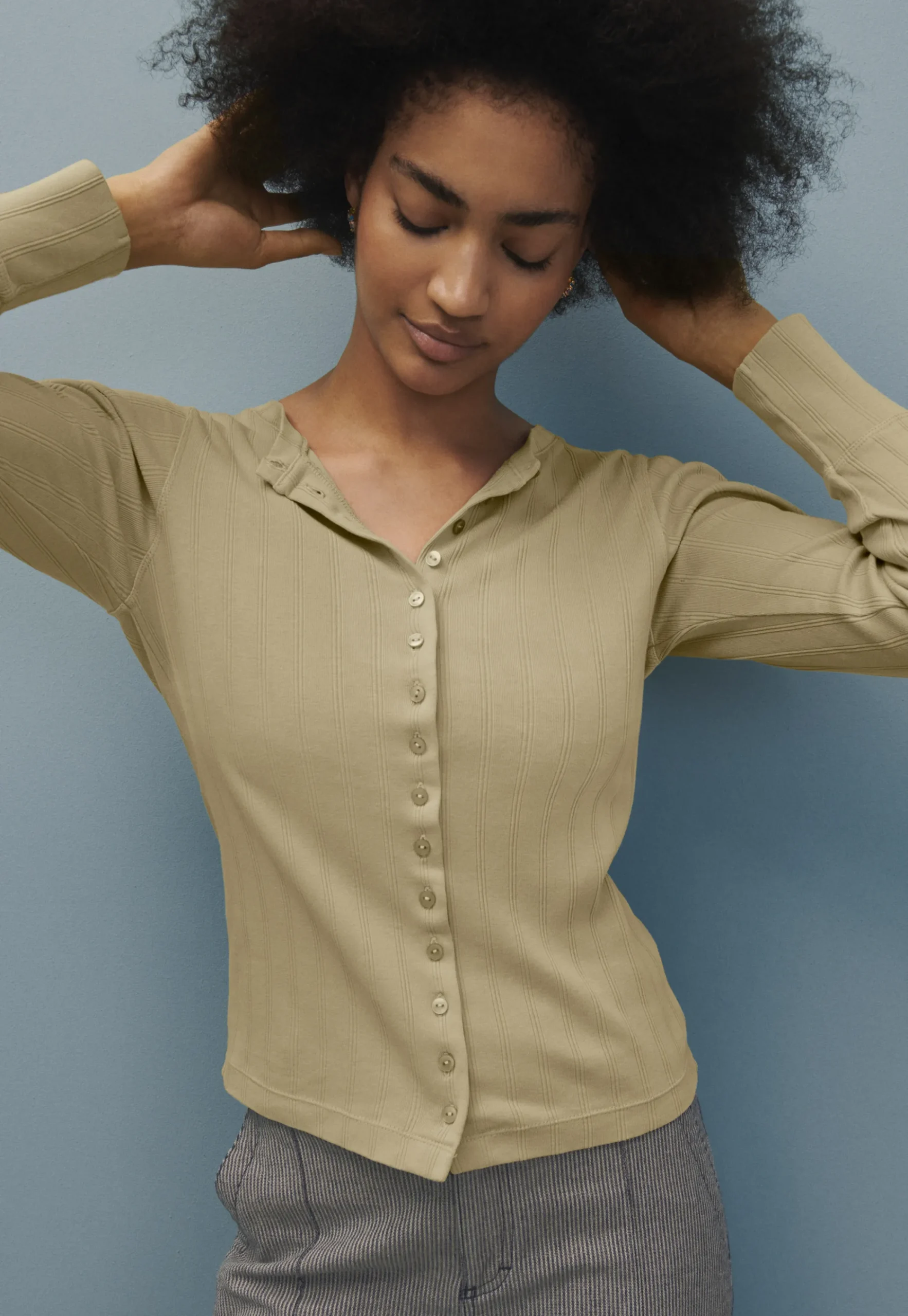 Button-Through Top*Wrap London Clearance