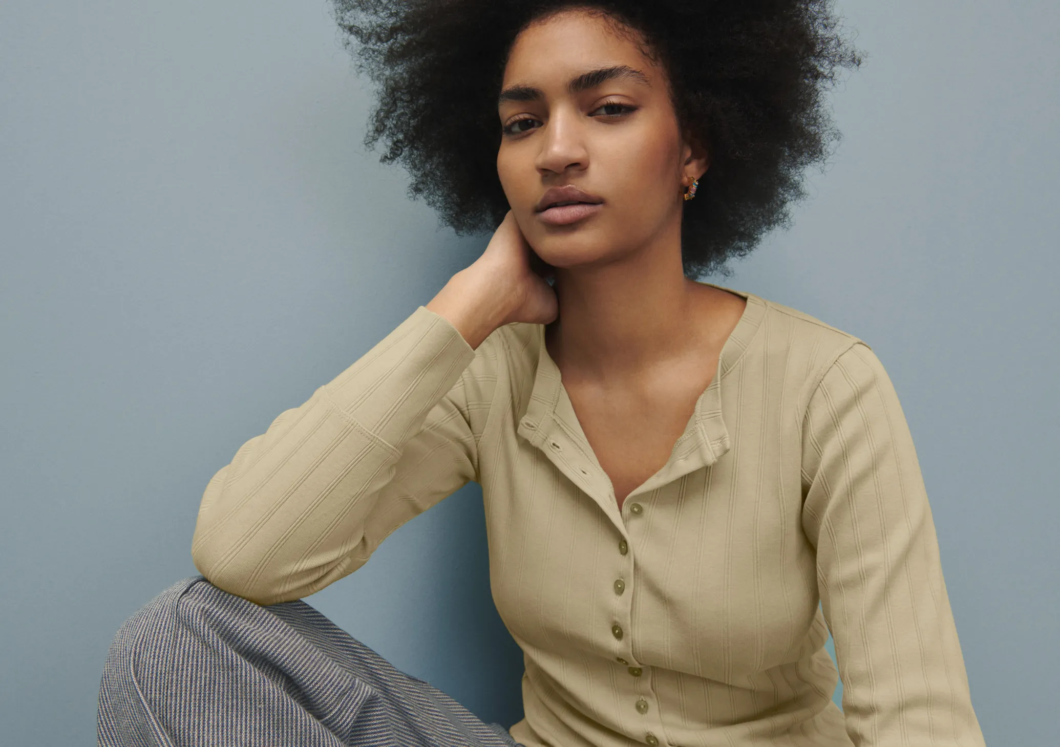 Button-Through Top*Wrap London Clearance