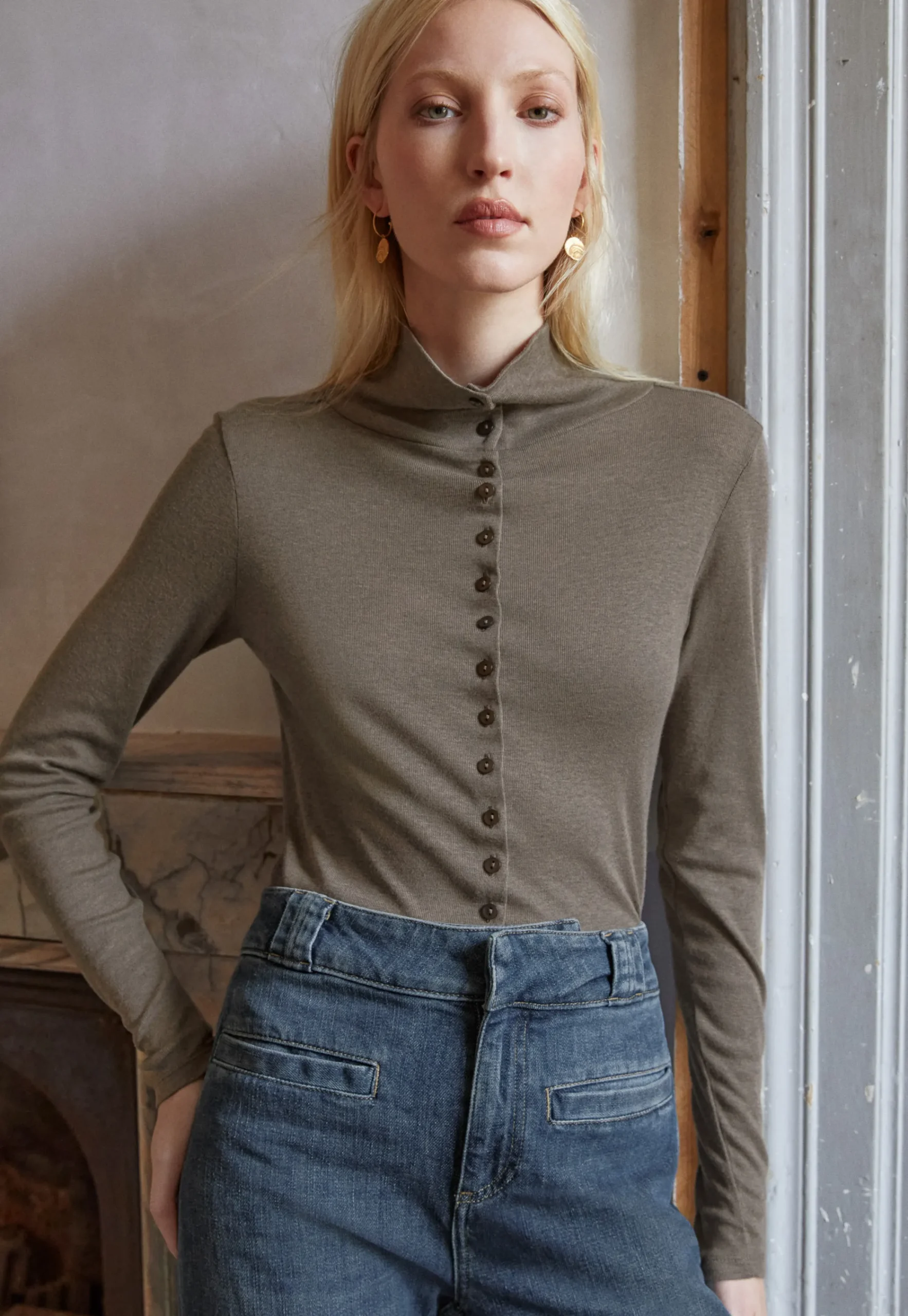 Button-Through Top*Wrap London Shop