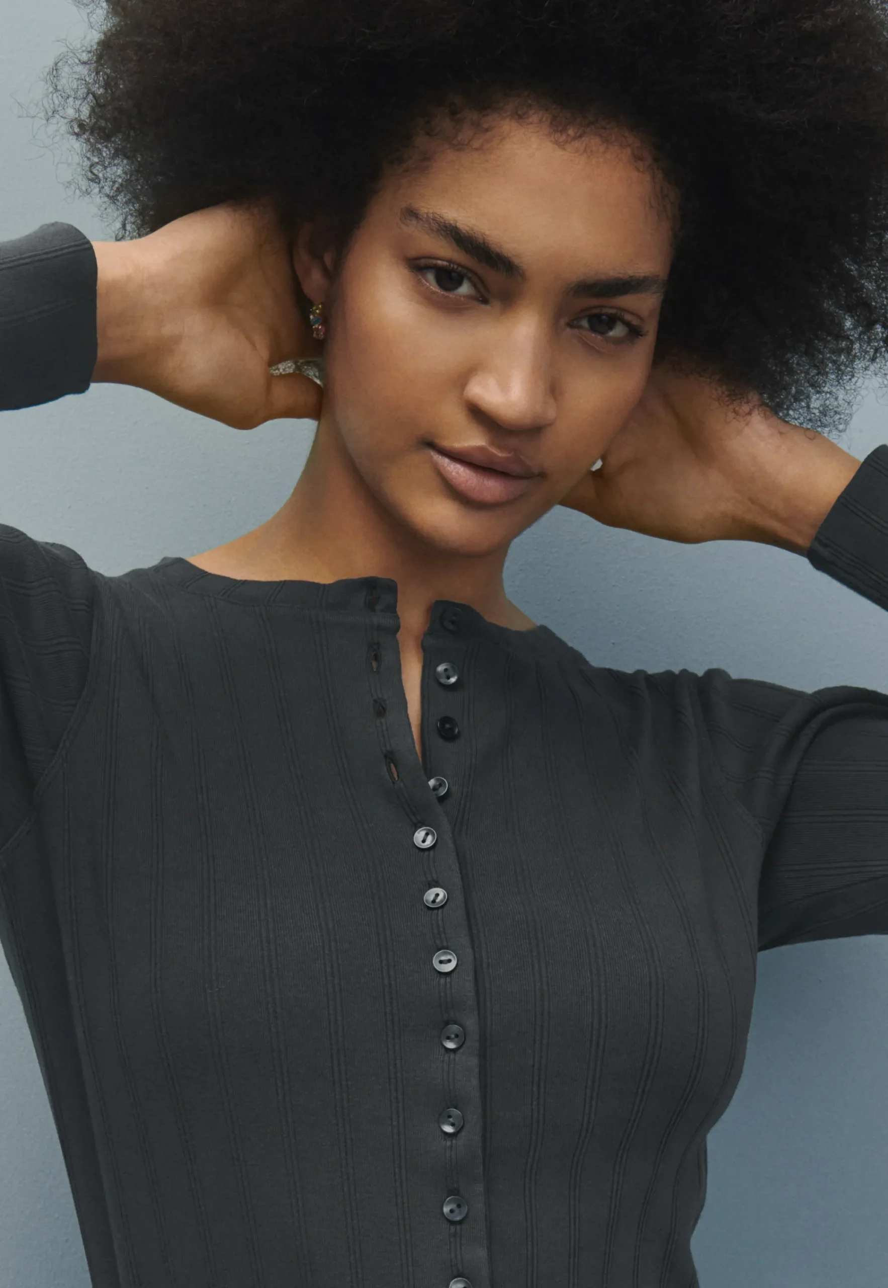 Button-Through Top*Wrap London Clearance