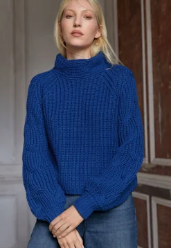 Cable-Knit Sweater*Wrap London Best