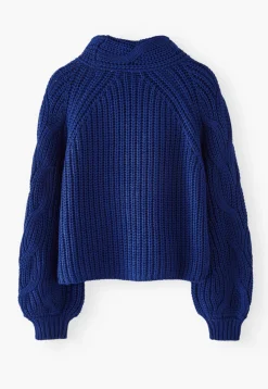 Cable-Knit Sweater*Wrap London Best