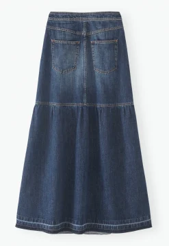 Denim Maxi-Skirt*Wrap London Fashion