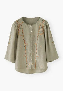 Embroidered Blouse*Wrap London Clearance