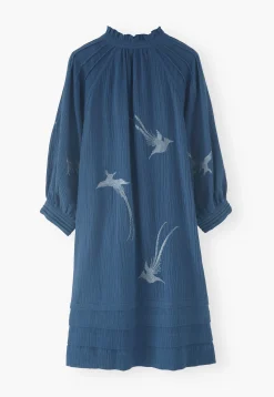 Embroidered Dress*Wrap London Best Sale