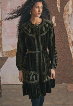 Embroidered Dress*Wrap London Cheap