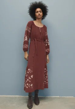 Embroidered Maxi-Dress*Wrap London Cheap