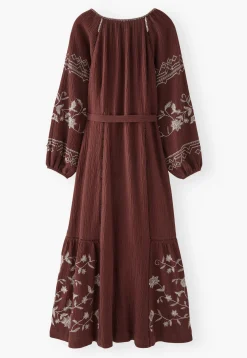 Embroidered Maxi-Dress*Wrap London Cheap