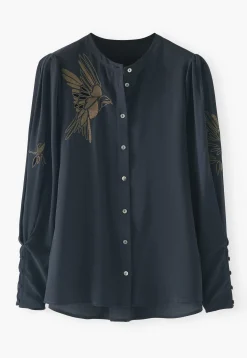 Embroidered Shirt*Wrap London Cheap
