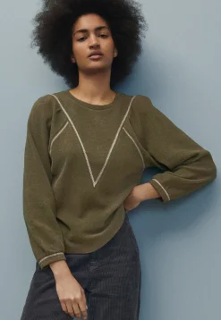 Embroidered Sweatshirt*Wrap London Clearance