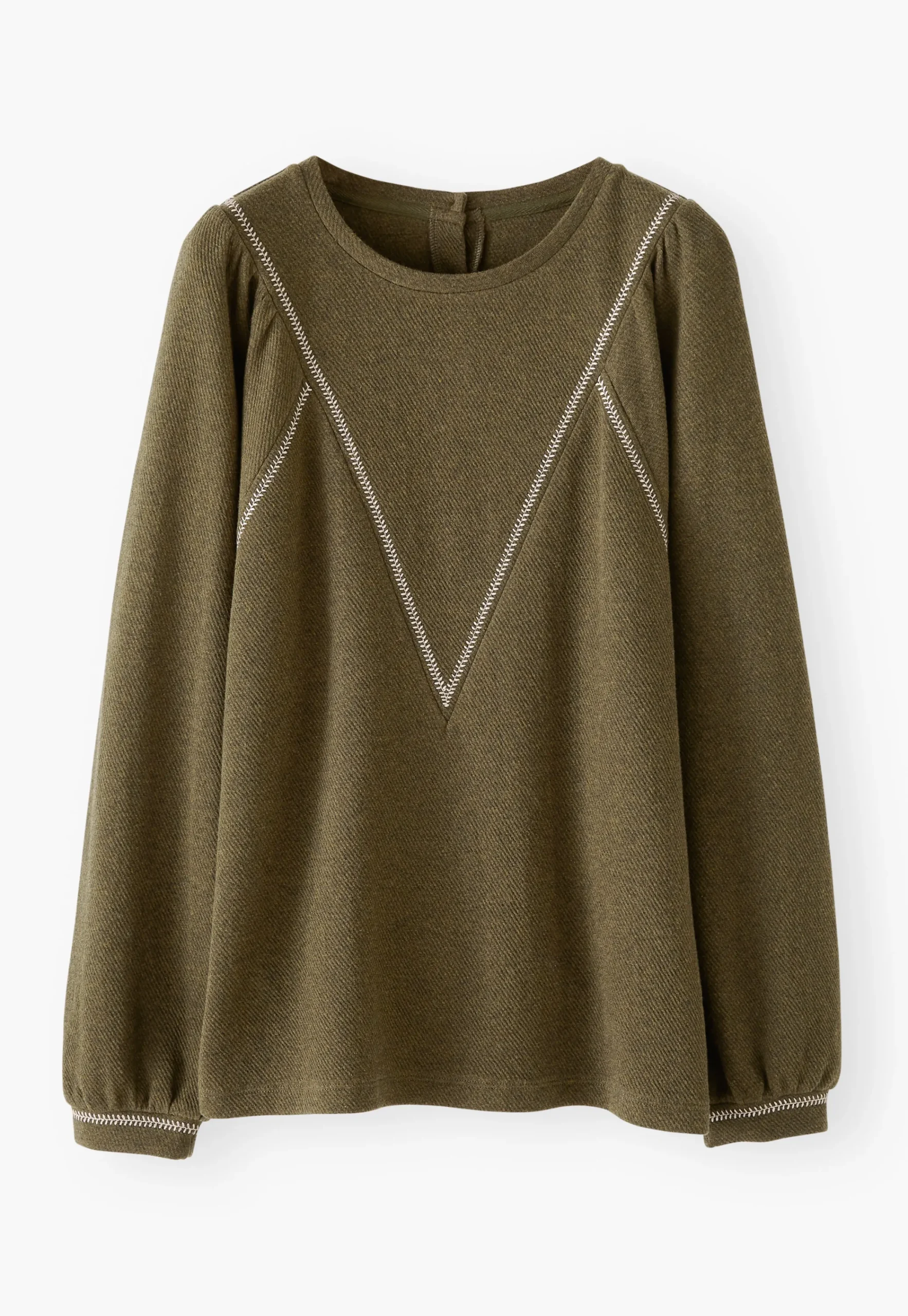 Embroidered Sweatshirt*Wrap London Clearance
