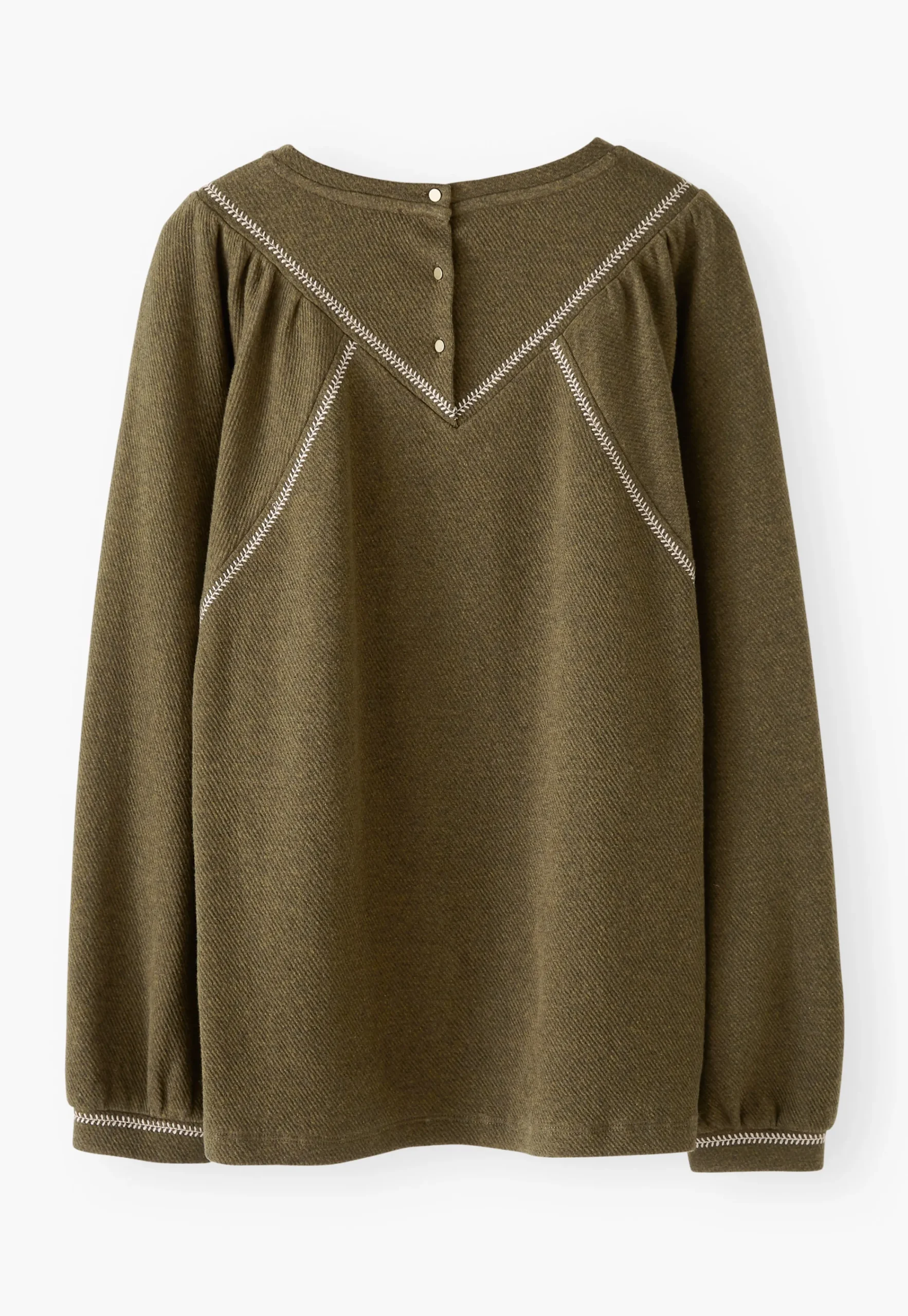 Embroidered Sweatshirt*Wrap London Clearance