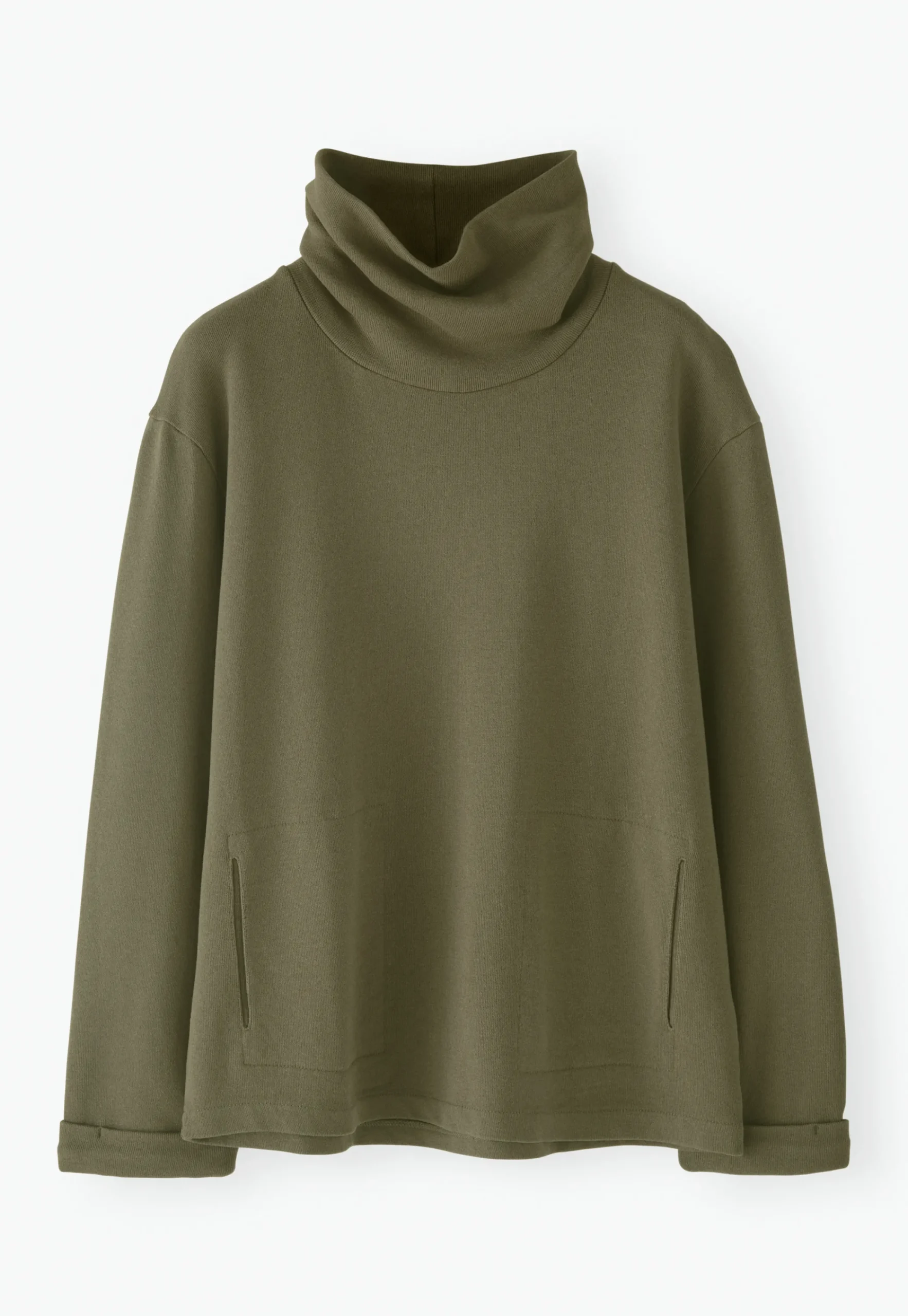 Funnel-Neck Sweatshirt*Wrap London Hot