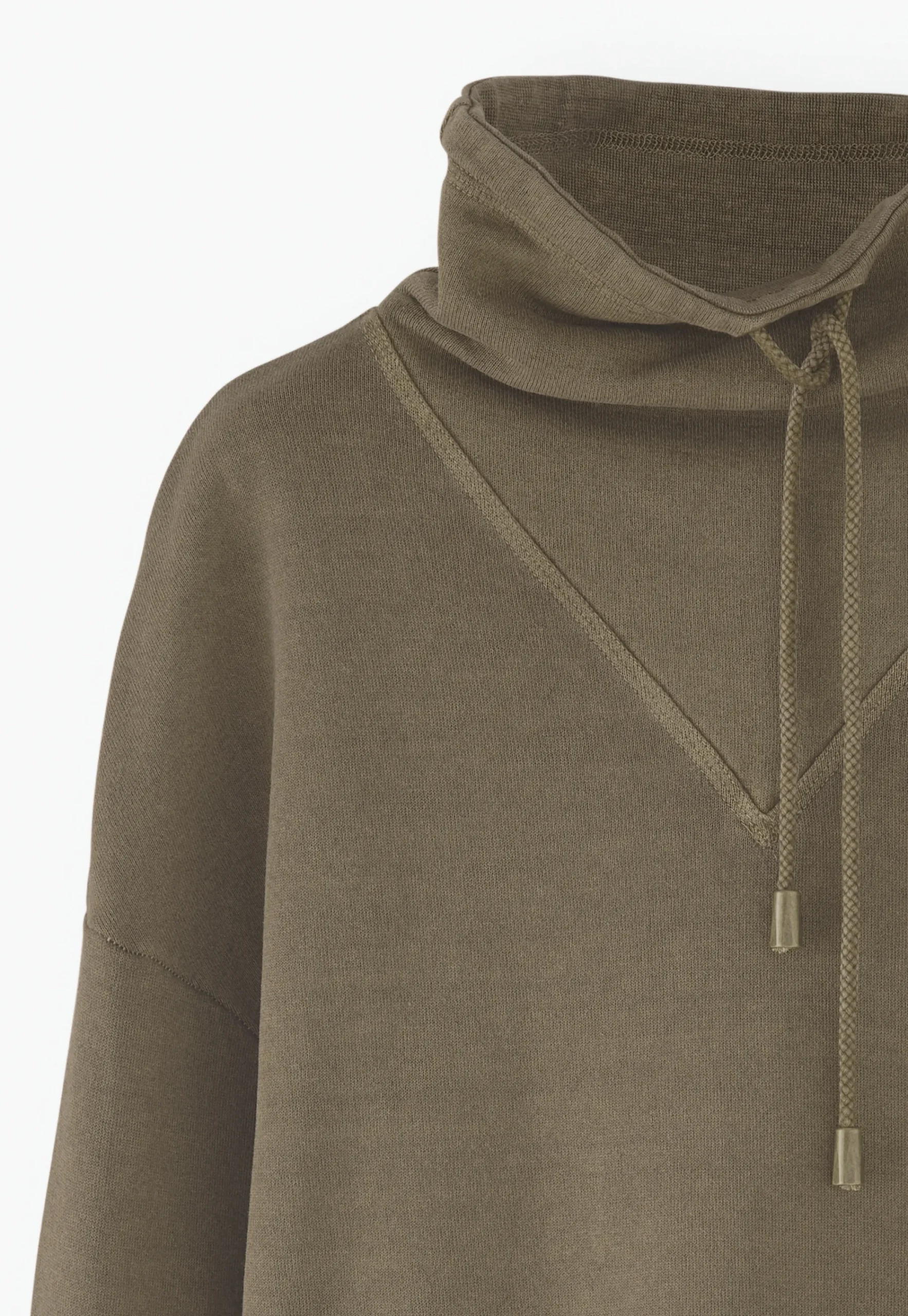 Funnel-Neck Sweatshirt*Wrap London Clearance