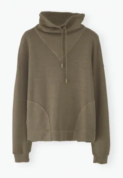 Funnel-Neck Sweatshirt*Wrap London Clearance
