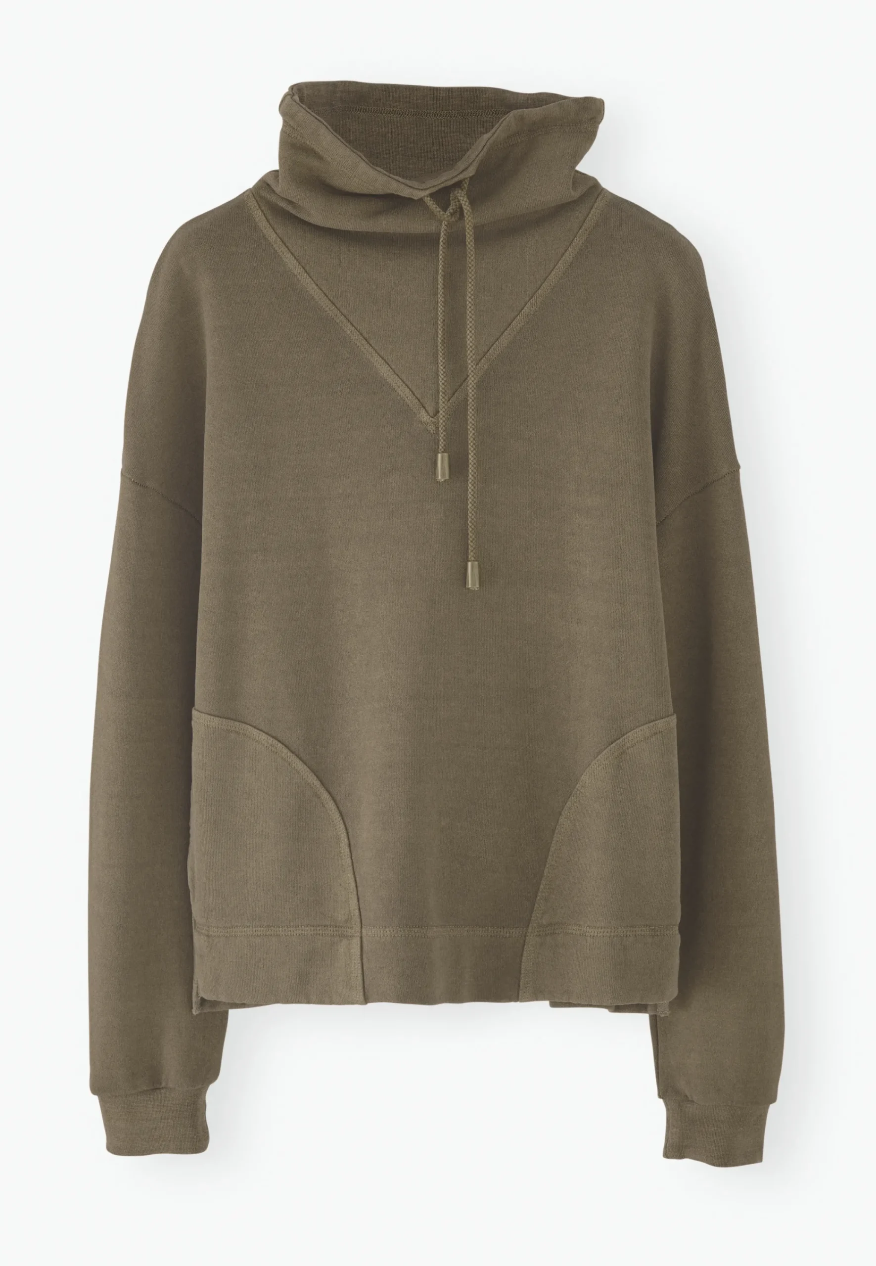 Funnel-Neck Sweatshirt*Wrap London Clearance