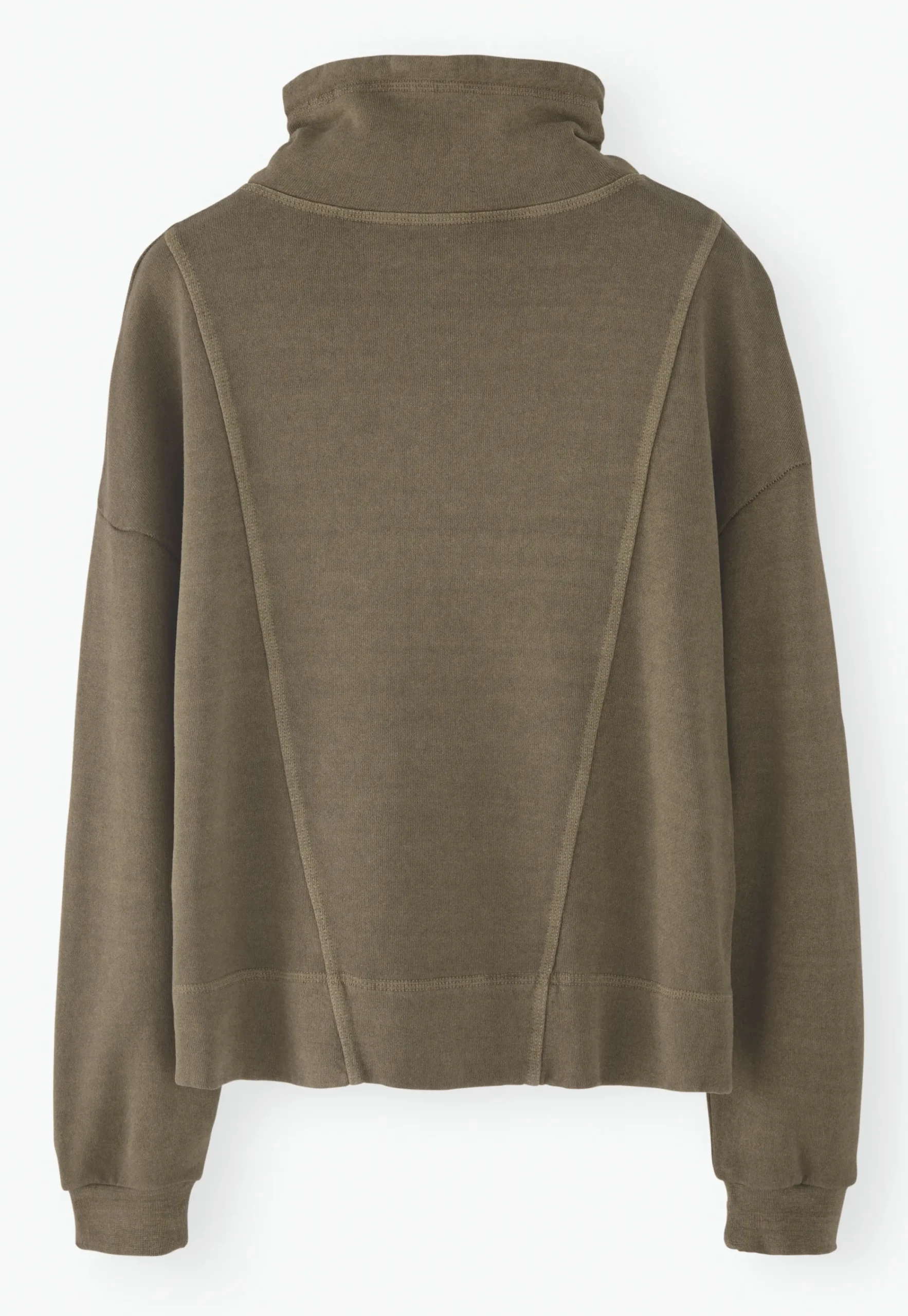 Funnel-Neck Sweatshirt*Wrap London Clearance
