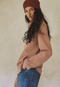 Funnel-Neck Sweatshirt*Wrap London Best