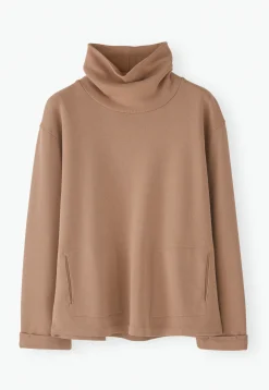 Funnel-Neck Sweatshirt*Wrap London Best