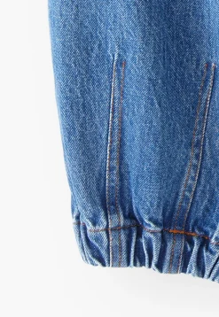 Gathered-Cuff Jeans*Wrap London Shop