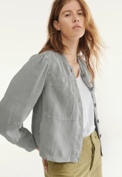 Gathered-Sleeve Jacket*Wrap London Cheap