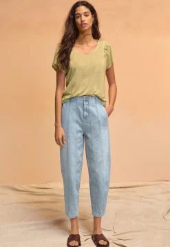 Gathered-Sleeve Top*Wrap London Best