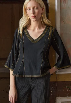 Godet Blouse*Wrap London Sale