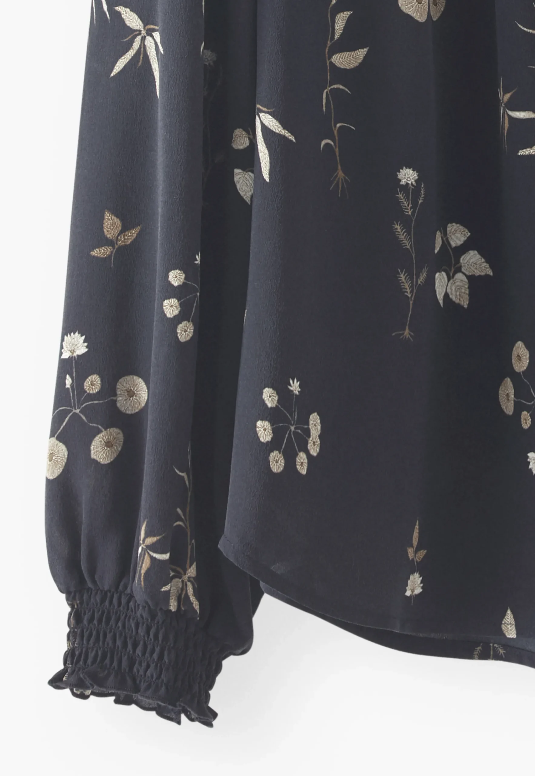 Half-Placket Printed Blouse*Wrap London Clearance