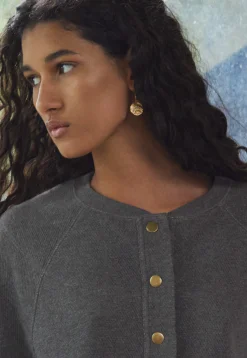 Half-Placket Sweatshirt*Wrap London Hot