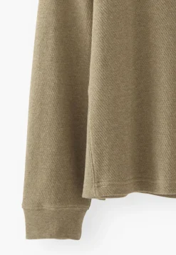 Half-Placket Sweatshirt*Wrap London Hot