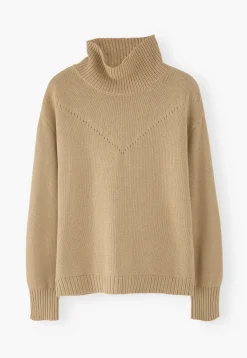 High-Neck Sweater*Wrap London Fashion