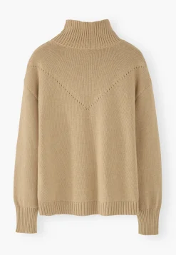 High-Neck Sweater*Wrap London Fashion