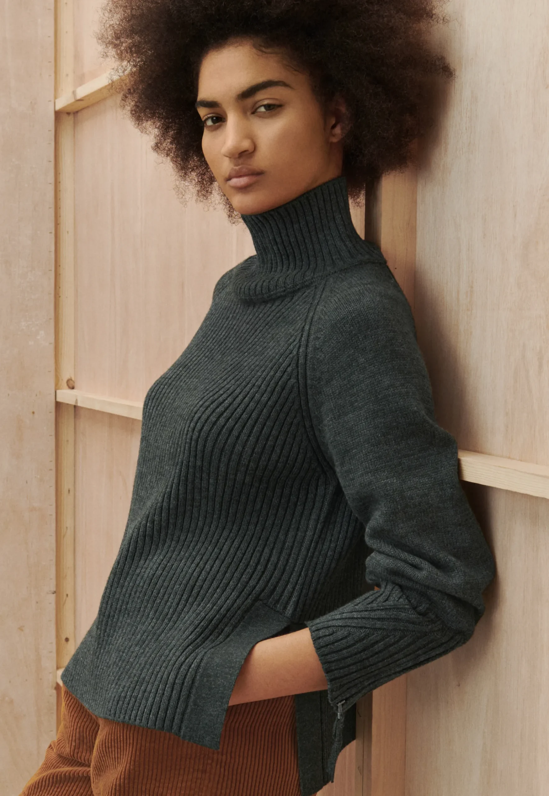 High-Neck Sweater*Wrap London Online