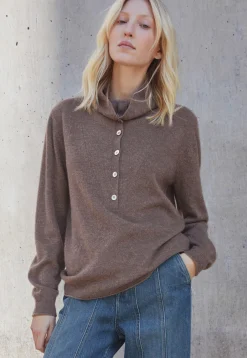 High-Neck Sweater*Wrap London Best Sale