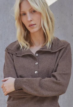 High-Neck Sweater*Wrap London Best Sale