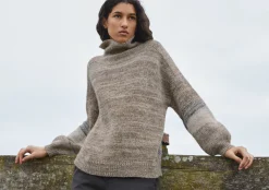 High-Neck Sweater*Wrap London Clearance