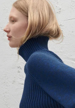 High-Neck Sweater*Wrap London Cheap