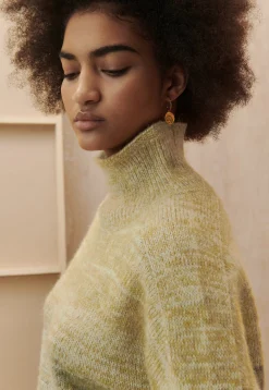 High-Neck Sweater*Wrap London Outlet