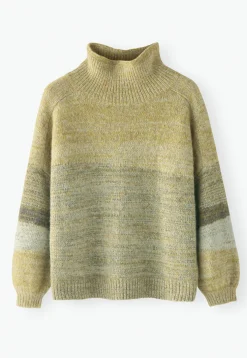 High-Neck Sweater*Wrap London Outlet