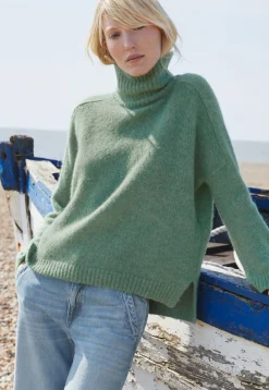 High-Neck Sweater*Wrap London Outlet