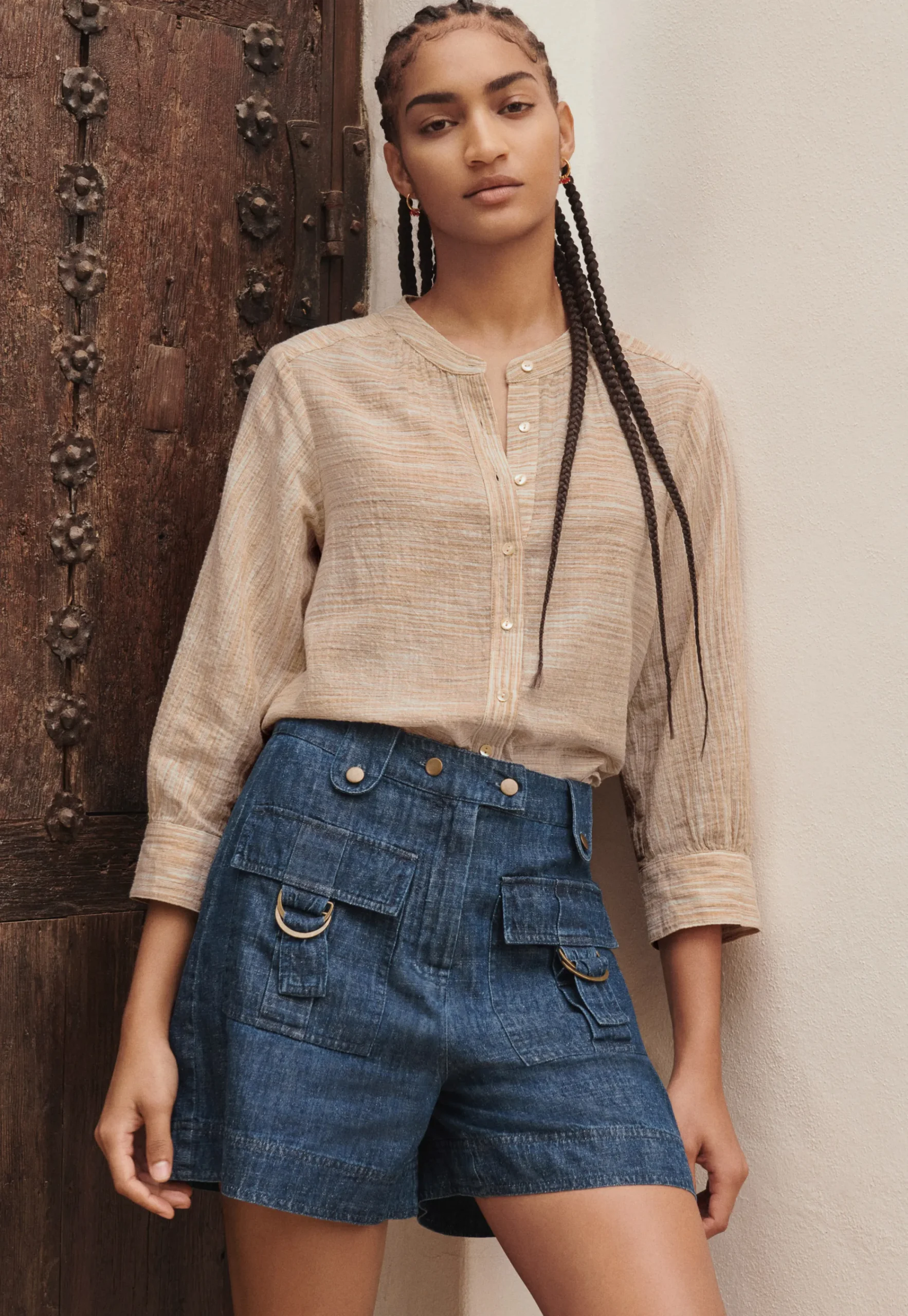Indigo Shorts*Wrap London Sale