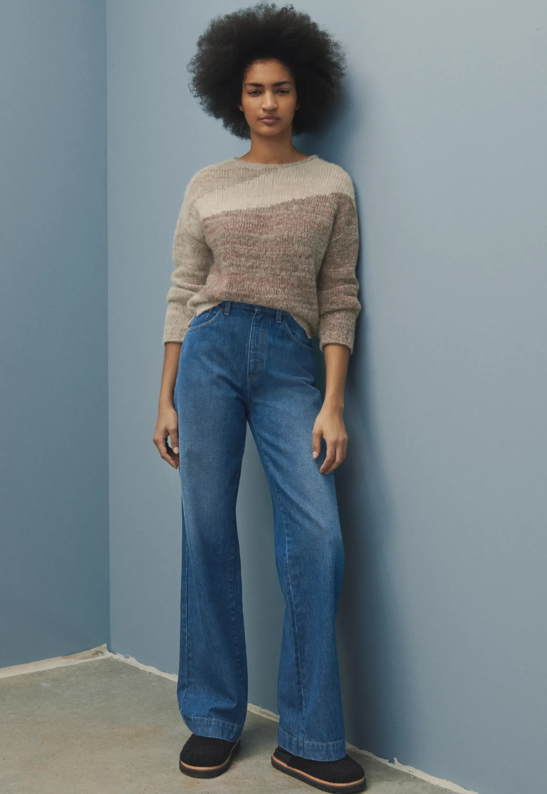 Intarsia Sweater*Wrap London Shop