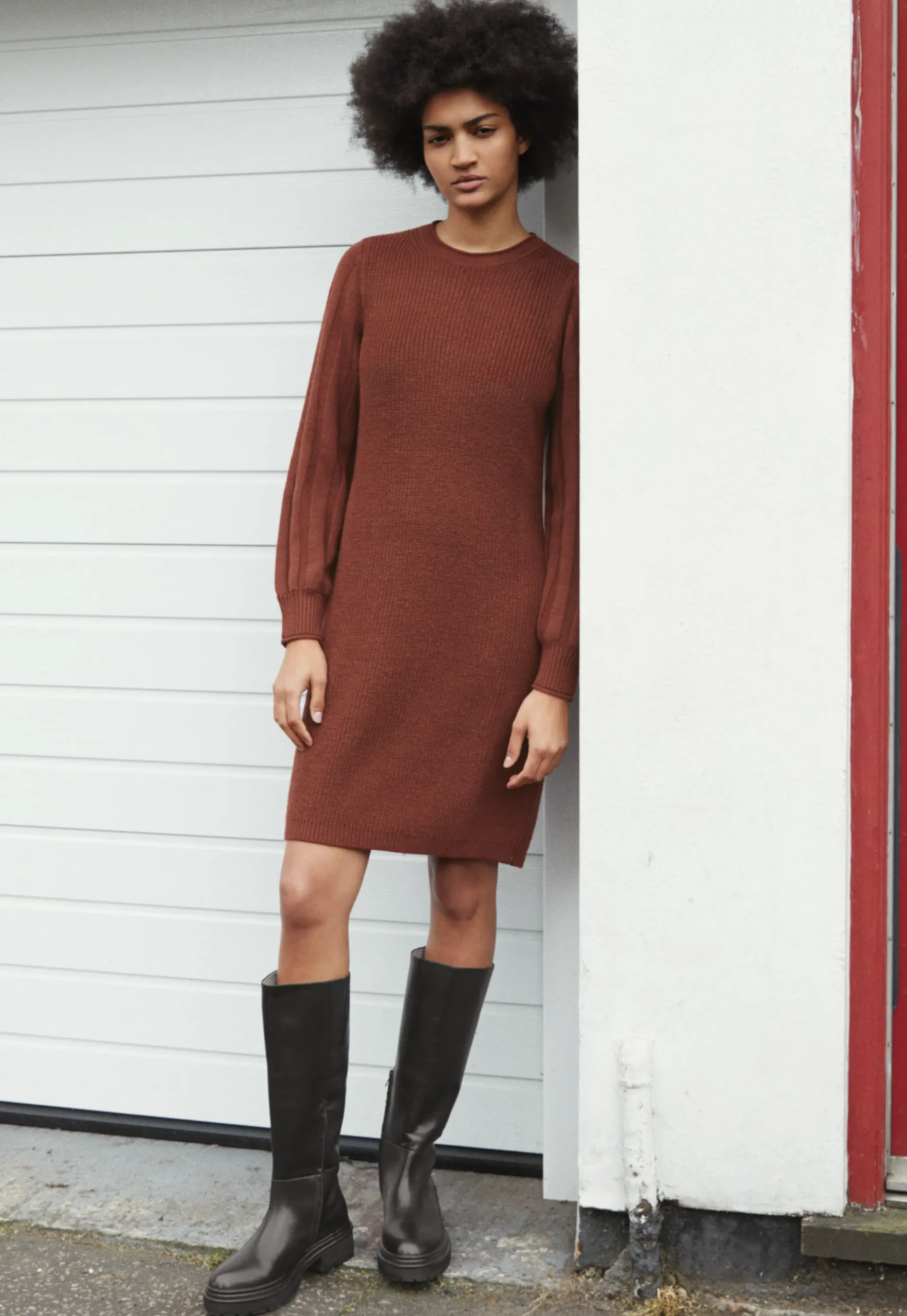 Knitted Dress*Wrap London Cheap