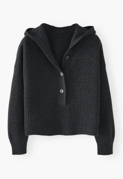 Knitted Hoodie*Wrap London Outlet